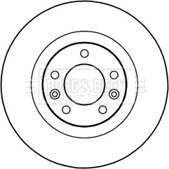 Borg & Beck BBD5235 - Əyləc Diski furqanavto.az