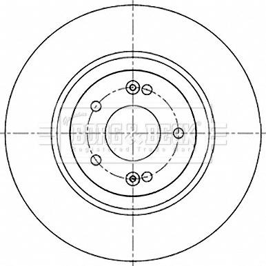 Borg & Beck BBD5238 - Əyləc Diski furqanavto.az