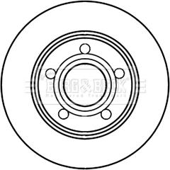 Borg & Beck BBD5221 - Əyləc Diski furqanavto.az