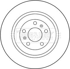 Borg & Beck BBD5274 - Əyləc Diski furqanavto.az