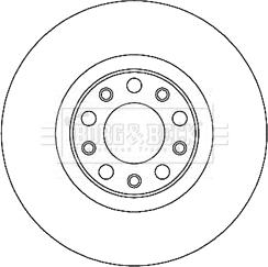 Borg & Beck BBD5271 - Əyləc Diski furqanavto.az