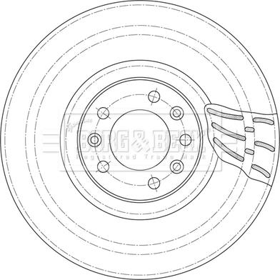 Borg & Beck BBD6098S - Əyləc Diski furqanavto.az