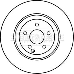 Borg & Beck BBD6049S - Əyləc Diski furqanavto.az