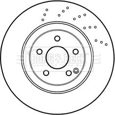 Borg & Beck BBD6048S - Əyləc Diski furqanavto.az