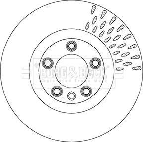 Borg & Beck BBD6055S - Əyləc Diski furqanavto.az