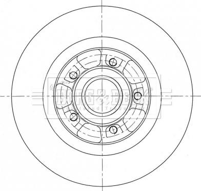 Borg & Beck BBD6069S - Əyləc Diski furqanavto.az