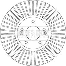 Borg & Beck BBD6065S - Əyləc Diski furqanavto.az