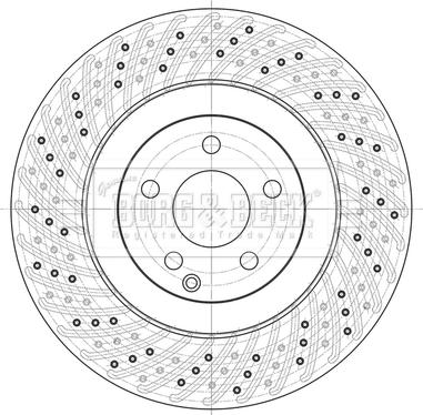 Borg & Beck BBD6068S - Əyləc Diski furqanavto.az