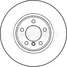 Borg & Beck BBD6010S - Əyləc Diski furqanavto.az