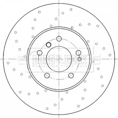 Borg & Beck BBD6077S - Əyləc Diski furqanavto.az