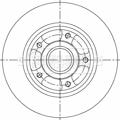 Borg & Beck BBD6149S - Əyləc Diski furqanavto.az