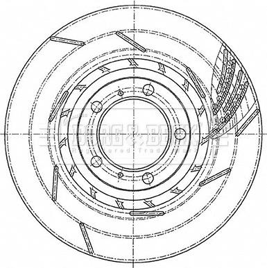 Borg & Beck BBD6159S - Əyləc Diski furqanavto.az