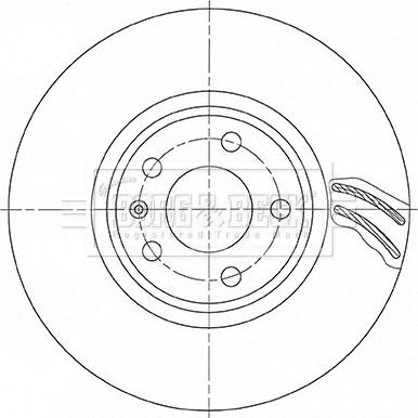 Borg & Beck BBD6163S - Əyləc Diski furqanavto.az