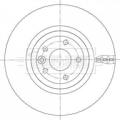 Borg & Beck BBD6104S - Əyləc Diski furqanavto.az