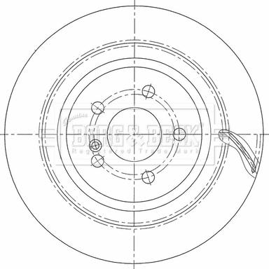 Borg & Beck BBD6118S - Əyləc Diski furqanavto.az