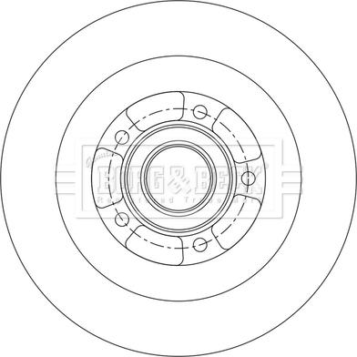 Borg & Beck BBD6231S - Əyləc Diski furqanavto.az