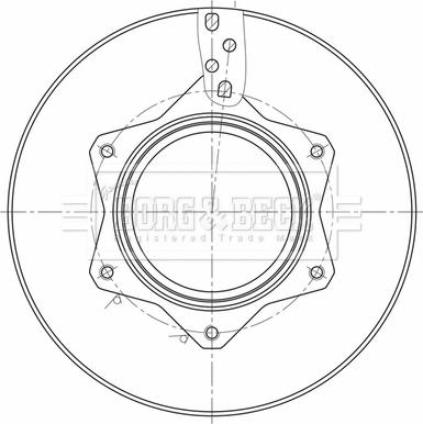 Borg & Beck BBD32649 - Əyləc Diski furqanavto.az