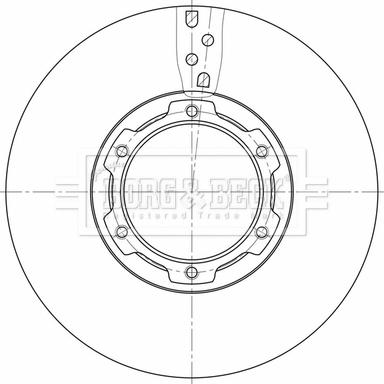 Borg & Beck BBD32644 - Əyləc Diski furqanavto.az