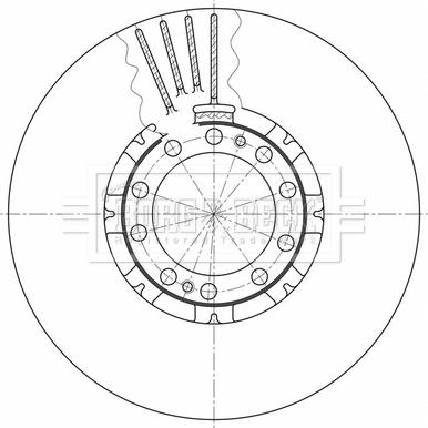 Borg & Beck BBD32657 - Əyləc Diski furqanavto.az