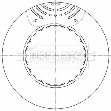 Borg & Beck BBD32888 - Əyləc Diski furqanavto.az