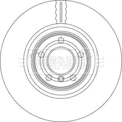 Borg & Beck BBD7010S - Əyləc Diski furqanavto.az