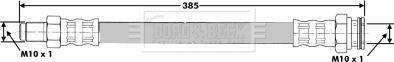 Borg & Beck BBH6912 - Əyləc şlanqı furqanavto.az