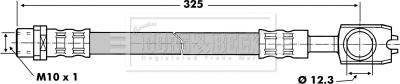 Borg & Beck BBH6917 - Əyləc şlanqı furqanavto.az