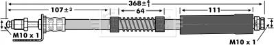 Borg & Beck BBH6986 - Əyləc şlanqı furqanavto.az