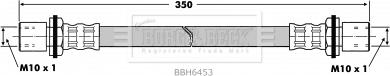 Borg & Beck BBH6453 - Əyləc şlanqı furqanavto.az