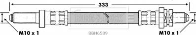 Borg & Beck BBH6589 - Əyləc şlanqı furqanavto.az