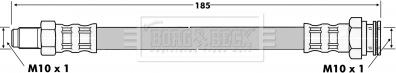 Borg & Beck BBH6649 - Əyləc şlanqı furqanavto.az