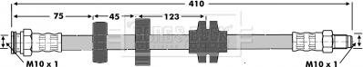 Borg & Beck BBH6641 - Əyləc şlanqı furqanavto.az