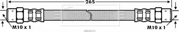 Borg & Beck BBH6033 - Əyləc şlanqı furqanavto.az