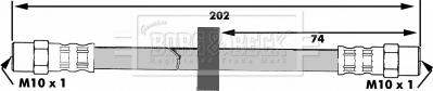 Borg & Beck BBH6024 - Əyləc şlanqı furqanavto.az