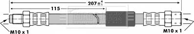 Borg & Beck BBH6846 - Əyləc şlanqı furqanavto.az