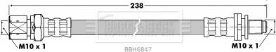 Borg & Beck BBH6847 - Əyləc şlanqı furqanavto.az