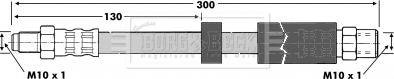 Borg & Beck BBH6764 - Əyləc şlanqı furqanavto.az