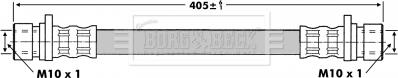 Borg & Beck BBH6787 - Əyləc şlanqı furqanavto.az