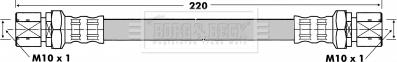 Borg & Beck BBH6770 - Əyləc şlanqı furqanavto.az