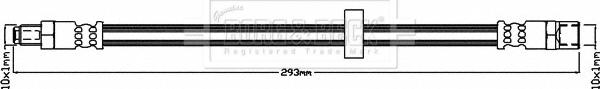 Borg & Beck BBH8410 - Əyləc şlanqı furqanavto.az