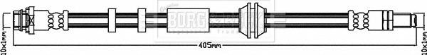 Borg & Beck BBH8411 - Əyləc şlanqı furqanavto.az