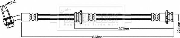 Borg & Beck BBH8421 - Əyləc şlanqı furqanavto.az