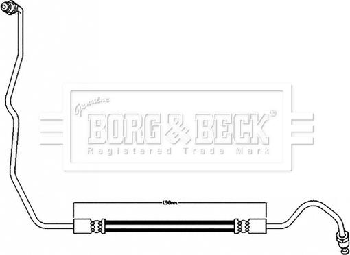 Borg & Beck BBH8596 - Əyləc şlanqı furqanavto.az