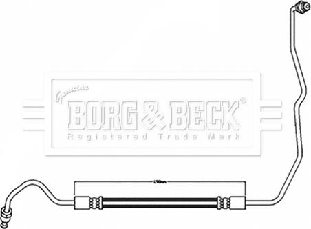 Borg & Beck BBH8597 - Əyləc şlanqı furqanavto.az