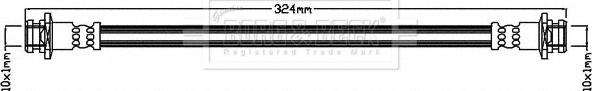 Borg & Beck BBH8014 - Əyləc şlanqı furqanavto.az