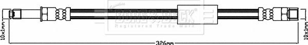 Borg & Beck BBH8167 - Əyləc şlanqı furqanavto.az