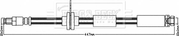 Borg & Beck BBH8105 - Əyləc şlanqı furqanavto.az