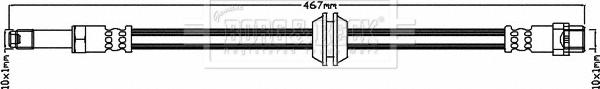 Borg & Beck BBH8120 - Əyləc şlanqı furqanavto.az