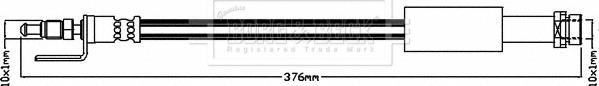 Borg & Beck BBH8173 - Əyləc şlanqı www.furqanavto.az