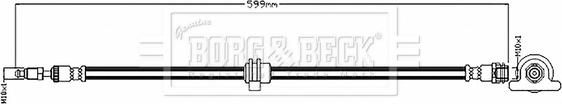 Borg & Beck BBH8891 - Əyləc şlanqı furqanavto.az